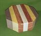 Bowl #407 - Black Walnut, Yellowheart, Padauk & Maple Segmented Bowl Blank ~ 6 x 2 ~ $24.99